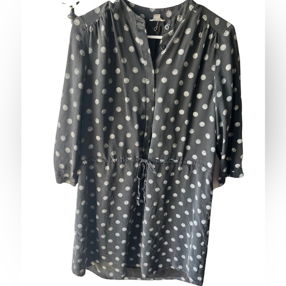 Fossil 100% silk Polka Dot Dress - Picture 1 of 6
